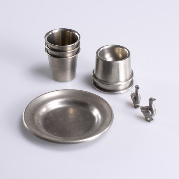 Tennföremål, 8 st, Ljung Uti Lund