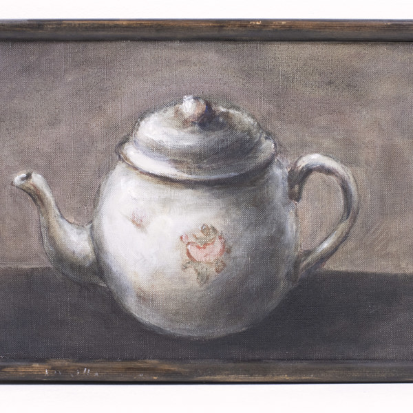 Oidentifierad konstnär, olja på duk, signerad, 37x27 cm