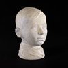 Oidentifierad konstnär, byst, gips, höjd 28 cm