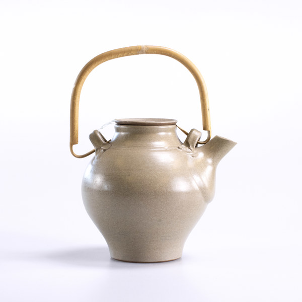 Tekanna, stengods, oidentifierad keramiker, signerad "AF"