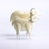 Får, 2 st, plåt, högsta 27 cm