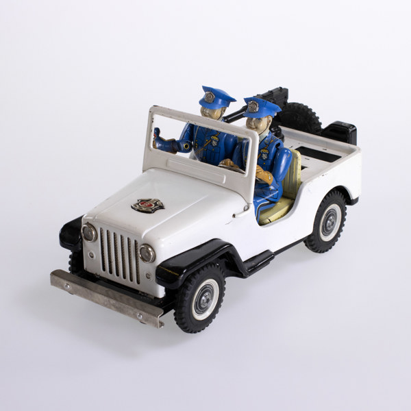 Polisbil, plåt, Japan, längd 27 cm