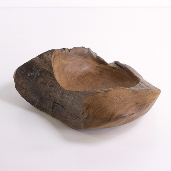 Skål, teak, 44x32 cm