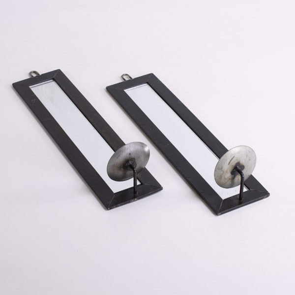 Ljuslampetter, ett par, höjd 42 cm