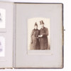 Fotoalbum, 6 st, med porträttfoton, 18/1900-tal