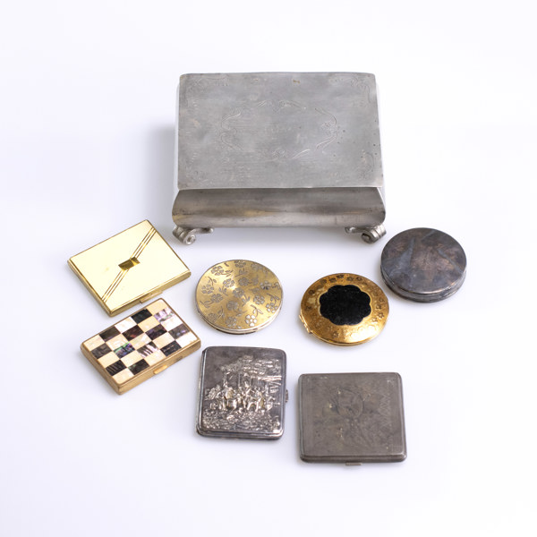 Tennskrin, puderdosor, 8 st