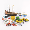 Playmobil, stort parti, piratskepp, rymd, fordon
