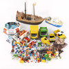 Playmobil, stort parti, piratskepp, rymd, fordon