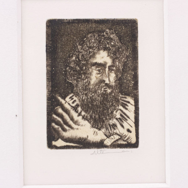 Oidentifierad konstnär, etsning, signerad