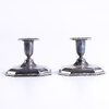 Ljusstakar, ett par, silver, höjd 7 cm