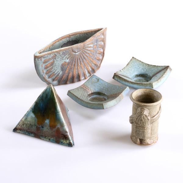 Diverse keramik, 5 delar, bl a Sole hantverk, högsta 9,5 cm_26797a_8dbaa491868f84d_lg.jpeg