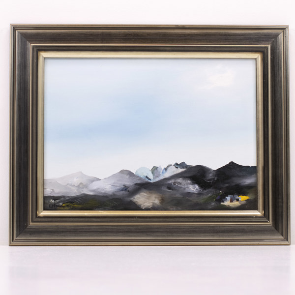 Oidentifierad konstnär, olja på duk, signerad