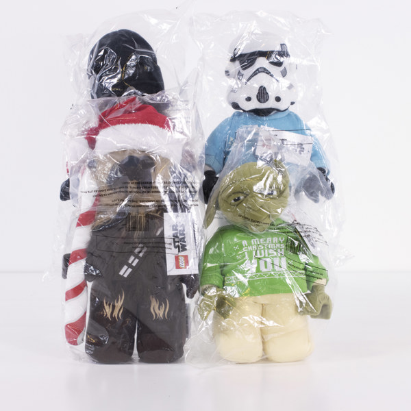 Lego Star Wars, julplyschfigurer, 4 st, högsta 37 cm