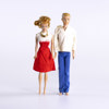 Dockor, 2 st, Midge, Ken, med tillbehör, 1960-tal, Mattel