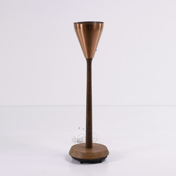 Bordslampa. teak, höjd 50 cm