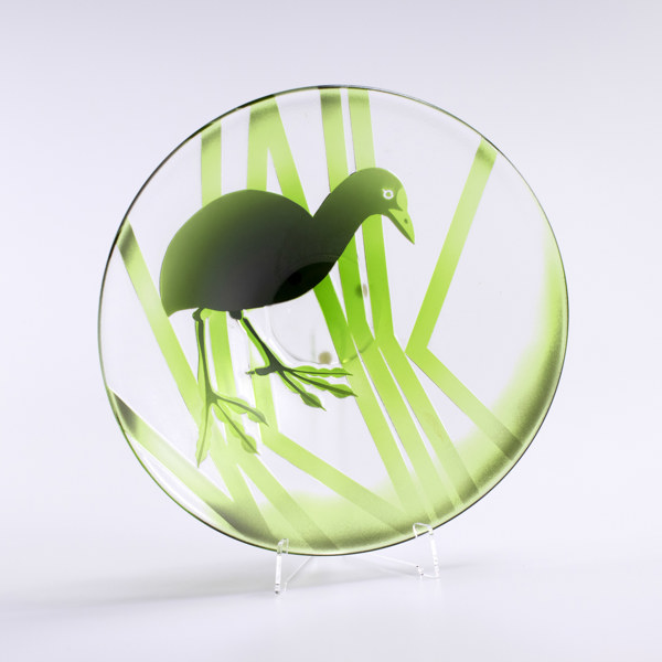 Paul Hoff, fat, signerad, Kosta, Ø 30 cm