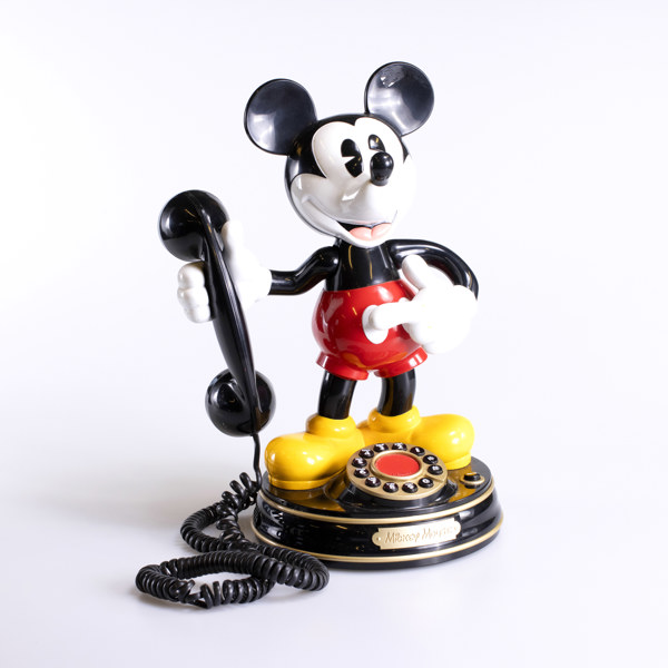 Bordstelefon, Musse Pigg, höjd 37 cm