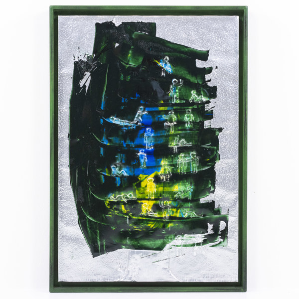 Stig Carlsson, relief, signerad, 34x49 cm