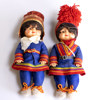 Dockor, ett par, Karesuando Hemslöjd