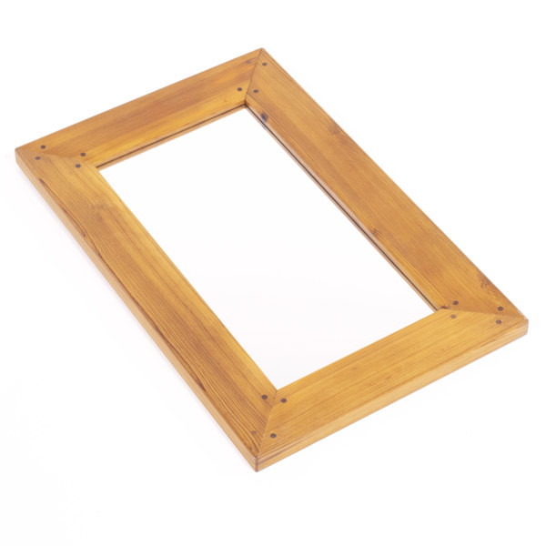 Spegel, furu, 1900-talets slut, 45x70 cm