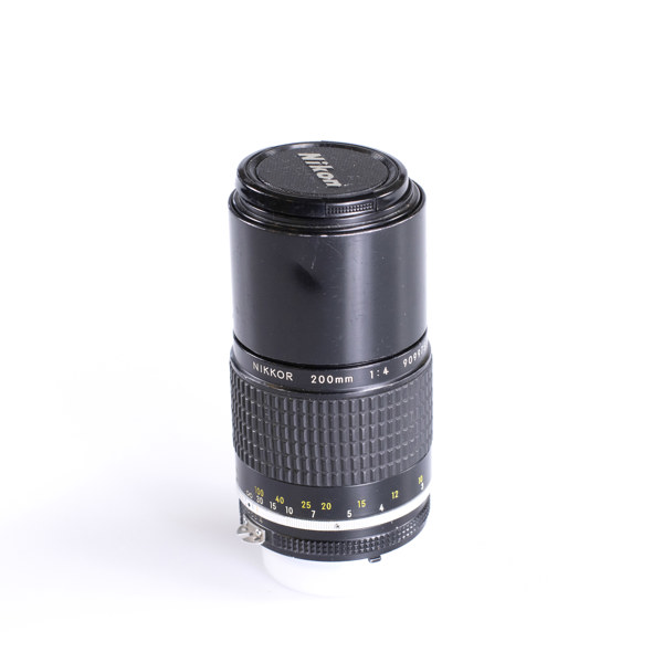 Objektiv, Nikon, Nikkor 200 mm/1:4