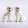 Figuriner, s.k. "Beswickhundar", ett par, flintgods, Beswick, England, höjd 25,5 cm