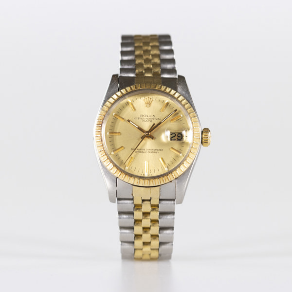 Rolex, Date, 1505, 34,5 mm, G/S, 1980