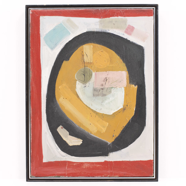 Oidentifierad konstnär, olja på duk, signerad, 45x61 cm