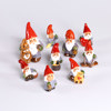 Rolf Berg, tomtar, 9 st, höjd 14 cm och mindre