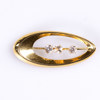 Brosch, 18k guld, vikt 3,3 gram