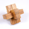 Träpussel, "Träknuten", alm, Söwe Konst, 20x20x20 cm