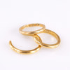 Ringar, 3 st, 18k guld, vikt 13,1 gram