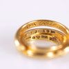 Ringar, 3 st, 18k guld, vikt 13,1 gram