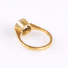 Ring, med sten, 18k guld, storlek 16.75, vikt 3,8 gram