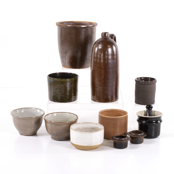 Keramikföremål, 11 delar, bl a Torben, Arabia, Jie, högsta 28 cm_31691a_8dc5c7eb329574e_lg.jpeg