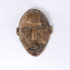 Mask, skuret trä, 1900-tal, Bokongo, Kongo, höjd 26 cm