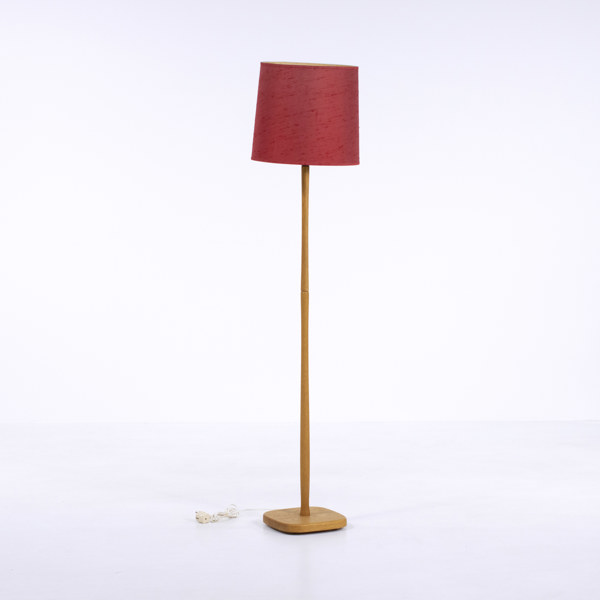 Golvlampa, ek, höjd 150 cm