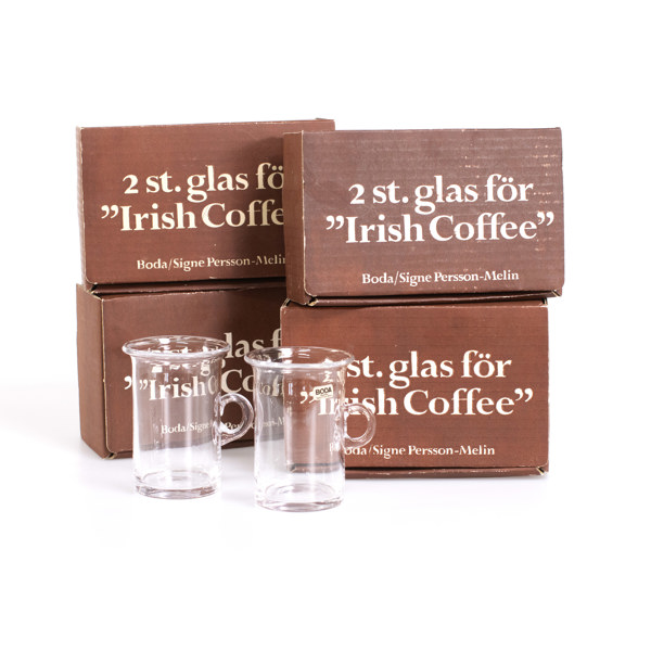 Signe Persson-Melin, Irish Coffee-glas, 8 st, Boda