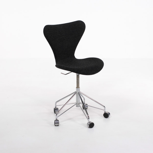 Arne Jacobsen, skrivbordsstol, "Sjuan", Fritz Hansen