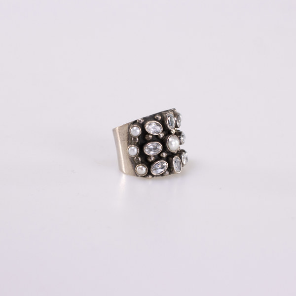 Ring, sterlingsilver, Kumkum, storlek 19,25