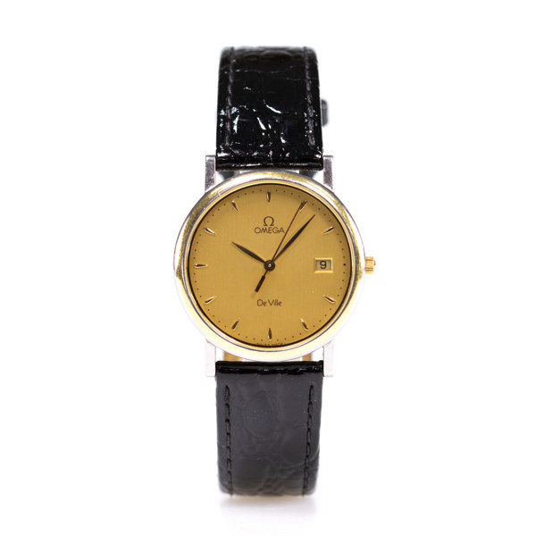 Omega, De Ville, 33 mm, guld/stål, 1991
