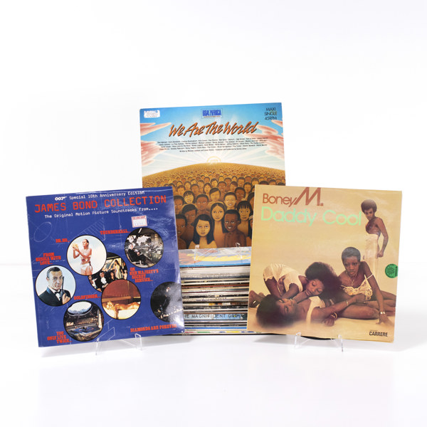 Vinylskivor, 49 st, 1960-90-tal