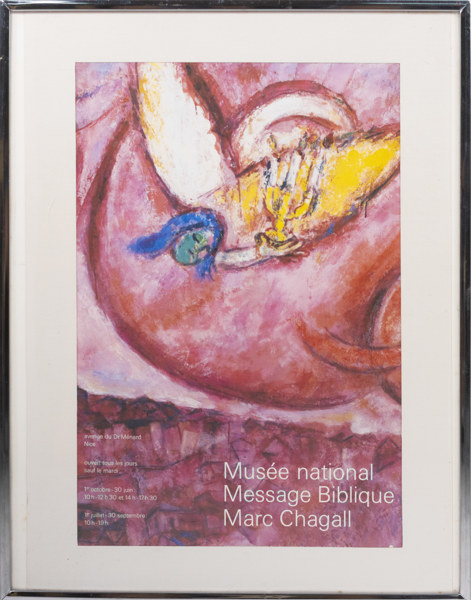 Marc Chagall, (e.), affisch, 55x70 cm