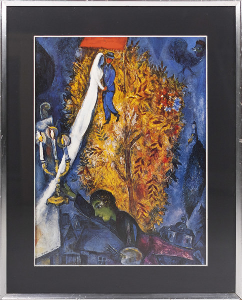 Marc Chagall, (e.), affisch, 55x70 cm