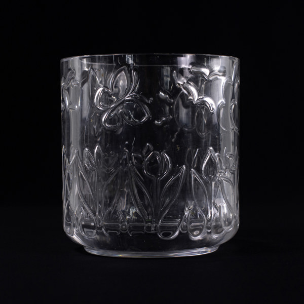 Större vas, glas, Orrefors, höjd 23,5 cm