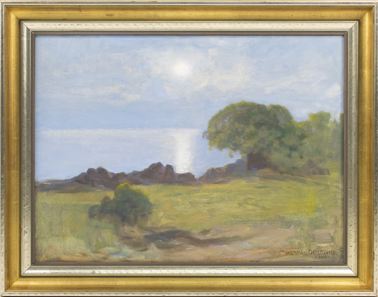 Herman Österlund, olja på duk, signerad, 74x58 cm