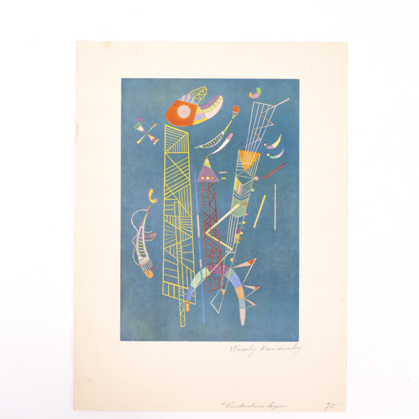 Wassily Kandinsky, (e.), tryck, 28x38 cm