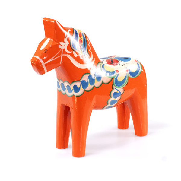 Stor Dalahäst, trä, höjd 38 cm