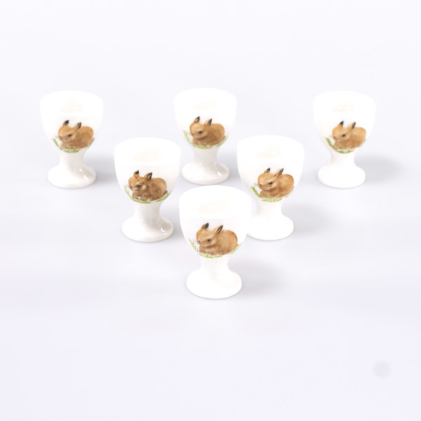 Äggkoppar, 6 st, porslin, Goebel