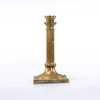 Ljusstake, gustaviansk, mässing, höjd 24 cm